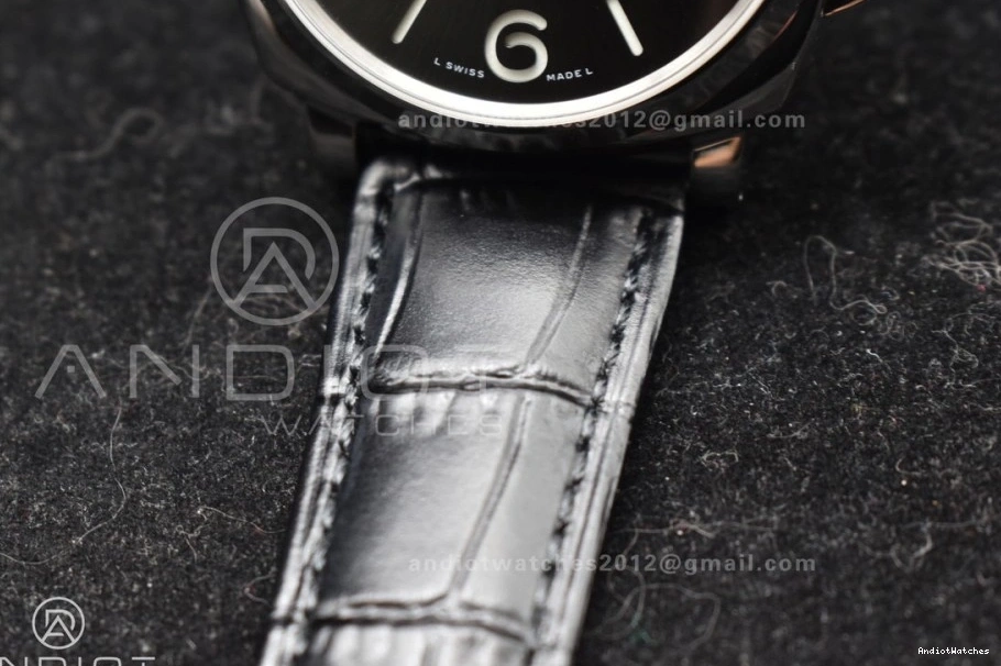 Best 42mm PAM1250 Gray 978 on Leather Dial Edition Due Luminor WaterResistant Strap Black P VSF 0502